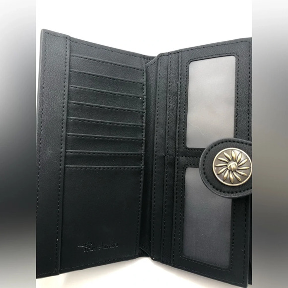 Travelambo Bifold Black RFID Blocking Leather Wallet - Picture 3 of 8